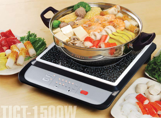 TATUNG Induction Cooker -  Black or White Model